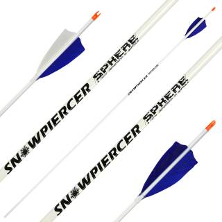 Complete arrow | SPHERE Snowpiercer 4.2 - Carbon - Natural feathers | Spine: 1200 | Length: 28 inch