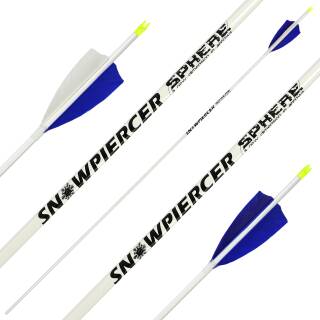 Complete arrow | SPHERE Snowpiercer 4.2 - Carbon - Natural feathers | Spine: 700 | Length: 30 inch