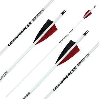 Complete arrow | SPHERE Snowpiercer 6.2 - Carbon - Natural feathers | Spine: 800 | Length: 30 inch