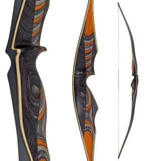 EXHIBITION PIECE | SPIDERBOWS Volcano Dark - 66 inches - 30 lbs - Longbow | Right hand