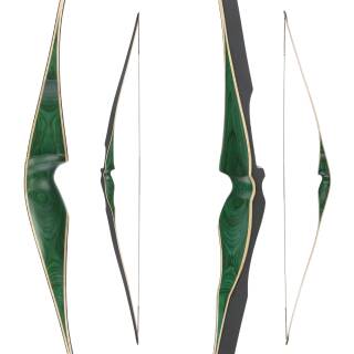 EXHIBITION PIECE | JACKALOPE - Malachite+ - 60 inches - Hybrid Bow - 55 lbs | Right Hand