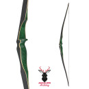 EXHIBITION PIECE | JACKALOPE - Malachite+ - 60 inches - Hybrid Bow - 55 lbs | Right Hand