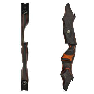 2nd CHANCE | Mittelstück | C.V. EDITION by SPIDERBOWS - Raven Orange - ILF - 21 Zoll | Linkshand