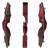 2nd CHANCE | JACKALOPE - Red Beryl Hunter - 58 Inches - 30 lbs - Speed - Take Down Recurve Bow | Right Hand