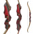 2nd CHANCE | JACKALOPE - Red Beryl Hunter - 58 Inches - 30 lbs - Speed - Take Down Recurve Bow | Right Hand