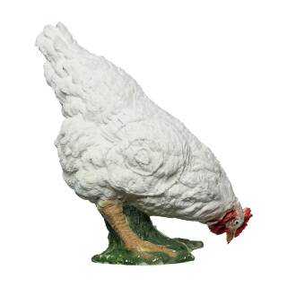 IBB 3D Henne - weiss - pickend