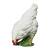 IBB 3D Henne - weiss - pickend