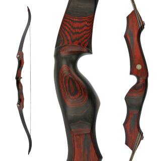 2nd CHANCE | JACKALOPE - Bloodstone - 64 Inches - 50 lbs - Take Down Recurve Bow | Right Hand