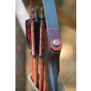 2nd CHANCE | JACKALOPE - Bloodstone - 64 Inches - 50 lbs - Take Down Recurve Bow | Right Hand