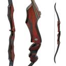 2nd CHANCE | JACKALOPE - Bloodstone - 64 Inches - 50 lbs - Take Down Recurve Bow | Right Hand