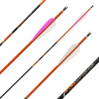 12er Pack Komplettpfeil | PyroSPHERE Slim - Carbon | Vanes | Spine: 1200 | 27,0 Zoll