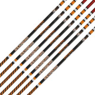 11er Pack Complete Arrow | SPIDERBOWS Raven.One KevTech - 4,2mm - Carbon | Colour: Orange | Spine: 600 | 32,0 Inches