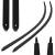 2nd CHANCE | Wurfarme | JACKALOPE JLS Recurve - Black - 25 lbs