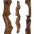 2nd CHANCE | Riser | SPIDERBOWS - Hawk - Competition - SWS - 15 Inches - Brown | Right Hand