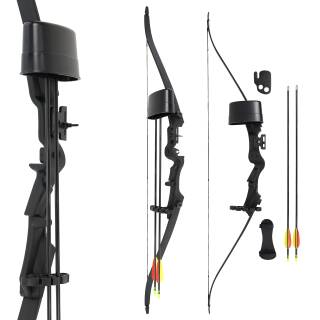 2nd CHANCE | EVANS Wind Fire - Recurve bow set - 20 lbs | Farbe: black