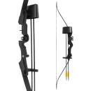 2nd CHANCE | EVANS Wind Fire - Recurve bow set - 20 lbs | Farbe: black
