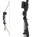 2nd CHANCE | EVANS Wind Fire - Recurve bow set - 20 lbs | Farbe: black