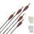 2nd CHANCE | 6 x complete arrow | LithoSPHERE Black - vanes - 32" - carbon | Spine 1000