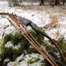 2nd CHANCE | JACKALOPE Moonstick Carbon | 50 Zoll - 45 lbs | One Piece Recurvebogen | Rechtshand