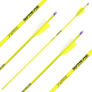2nd CHANCE | 10 x complete arrow | SPHERE Lumos 6.2 - Carbon - natural feathers - 30" | Spine 500