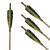 2nd CHANCE | 12er Pack Komplettpfeil | BSW Safari Deluxe - Holzart: Zeder - Ø 11/32 Zoll - 30,0 Zoll | Spine: 55/60 bs