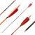 2nd CHANCE | 10 x complete arrow | PyroSPHERE Slim - natural feathers - 28" | Spine: 400