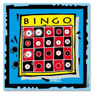 Zielscheibenauflage | Bogen-Glücksscheibe - Bingo