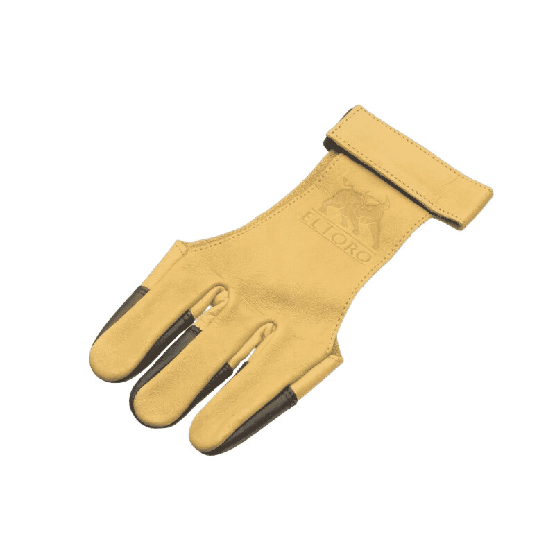 elTORO Traditioneller Schiehandschuh Tradition - gelb-schwarz
