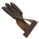 elTORO Traditioneller Schie&szlig;handschuh Tradition - braun-schwarz