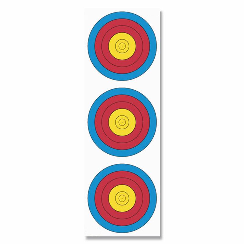 FITA Bogenscheiben-Auflage - 3er Spot, vertikal - Ampelauflage - 22x66 cm - Nylon verstrkt