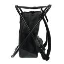 AURORA Outdoor Backpack - Backpack with Stool - Black