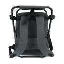 AURORA Outdoor Backpack - Backpack with Stool - Black