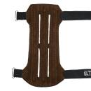 elTORO Traditioneller Armschutz Kurz aus Leder