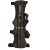 elTORO Traditional Arm Guard Long (32cm) - Smooth Leather, dark