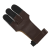elTORO Traditional Shooting Glove Tradition - Brown-Black - Size XS