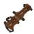 elTORO Traditioneller Armschutz Mittel (28cm) - Wildleder hell