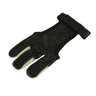 elTORO Hair Glove Black and White - Shooting Glove - XXL