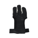 elTORO Hair Glove Black and White - Schiesshandschuh - XXL