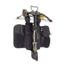 elTORO Carrying System for Crossbows in Black with numerous Pockets