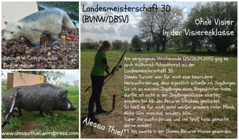 Alessa T.'s Wettkampfbericht zur Landesmeisterschaft BVNW/DBSV in Hüllhorst-Schnathorst