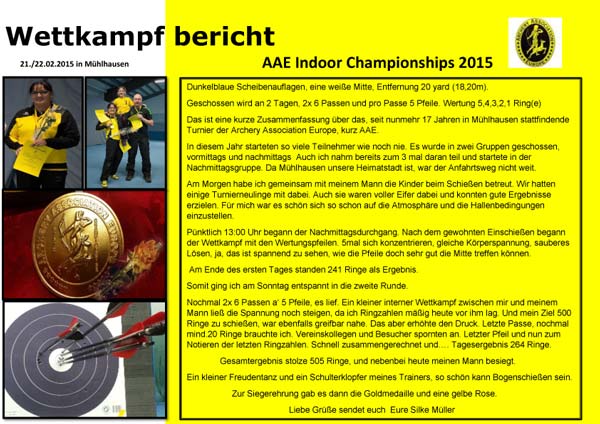 AAE Indoor Championship by Silke Müller