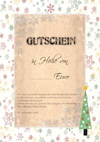 Unser Weihnachtsgutschein