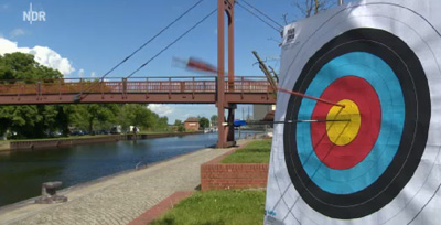 NDR Hanseblick zu Besuch bei der BogenSportWelt.de in Anklam an der Peene