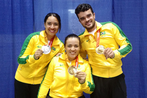 Siegerfoto Brasilien Bogensport Parapan Games