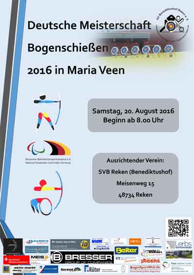 Plakat zur DM 2016