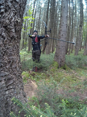 Bowhunterliga Stefan in Aktion