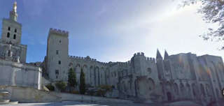 Der Palast der Päpste in Avignon, Frankreich