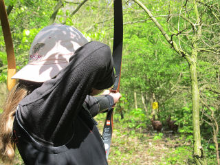 Annika Rennett auf der LM 3D in Porta Westfalica