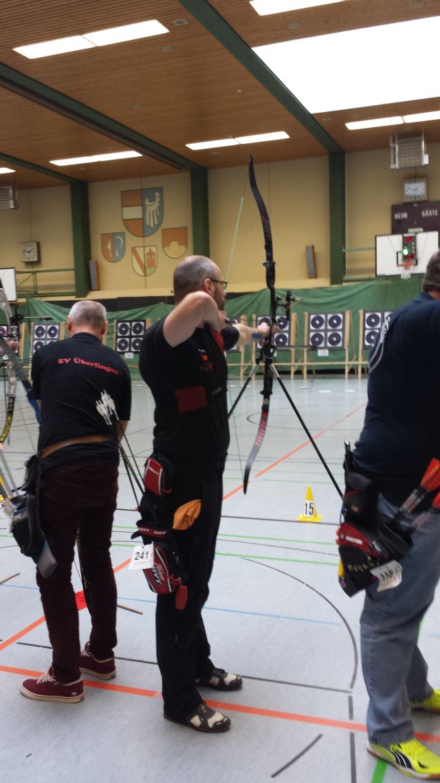 Recurveschütze Stefan Voß bei der DM Halle in Endingen 2015