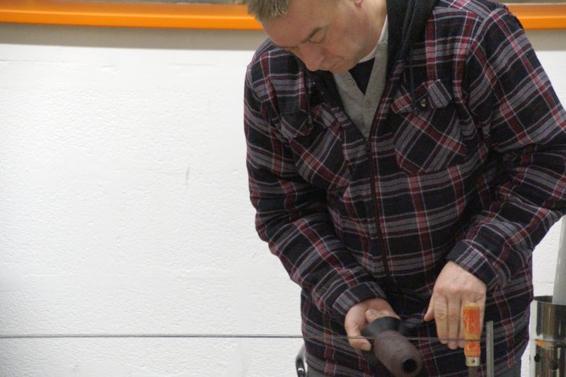 So entsteht eine flämisch gespleisste Sehne aus Dacron